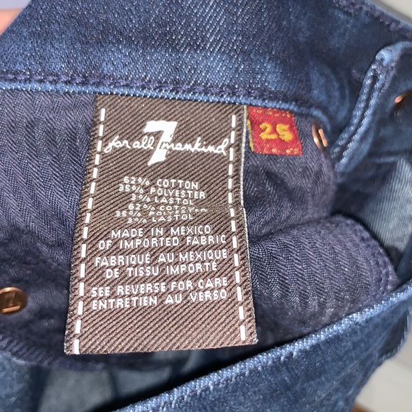 7 FOR ALL MANKIND Gwenevere Dark Wash Denim Jeans - Picture 9 of 10